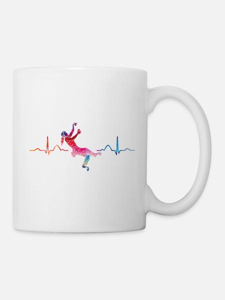 Boulderer Herzschlag Boulder Bouldern - Tasse - Weiß