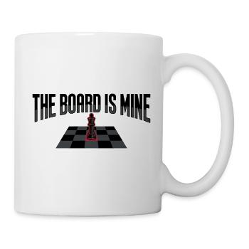 Maître de l'Échiquier Le Plateau de Jeu est à Moi - Mug blanc - blanc - Droite