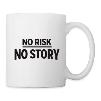 AUCUN RISQUE SANS HISTOIRE Déclaration d’aventure - Mug blanc - blanc - Droite