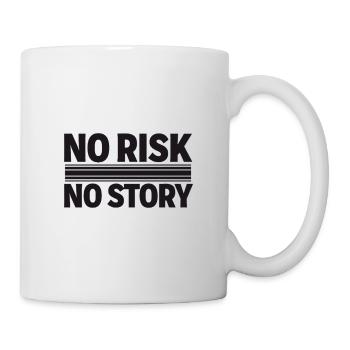 AUCUN RISQUE SANS HISTOIRE Déclaration d’aventure - Mug blanc - blanc - Droite