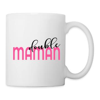 mom of two children - Mug - white - Right