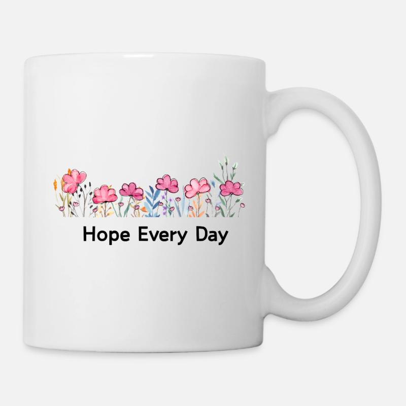 Hoffnung  - Tasse - Weiß