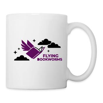 Lecture de l’oiseau volant - Mug blanc - blanc - Droite