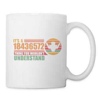 18436572 - Mechaniker für V8-Motoren-Autoenthusiasten - Tasse - Weiß - Rechts