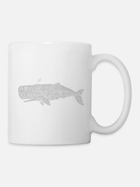 Pottwal - Tasse - Weiß