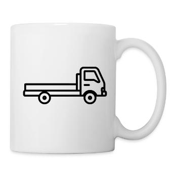 Lkw - Tasse - Weiß - Rechts