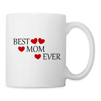 Cadeau pour la fête des mères : Idée de cadeau pour la fête des mères - Mug blanc - blanc - Droite