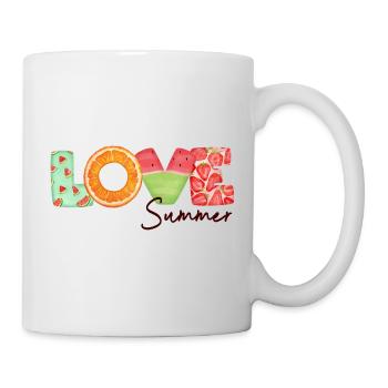 Love Summer  - Mug - white - Right