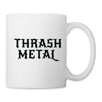 Thrash Metal Logo Tee - Tasse - Weiß - Rechts