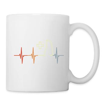 Gamme Cœur Vet Cats - Mug blanc - blanc - Droite