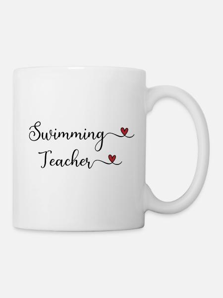 Schwimmlehrer - Tasse - Weiß