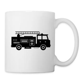 Fire truck - Mug - white - Right