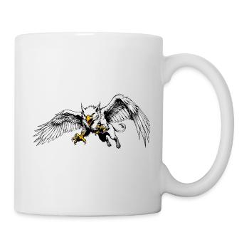 Rostocker Greif - Tasse - Weiß - Rechts