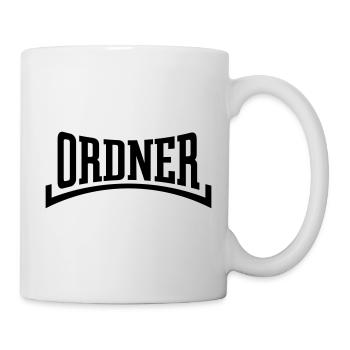Ordner (Ordnung / Security / Black) - Tasse - Weiß - Rechts