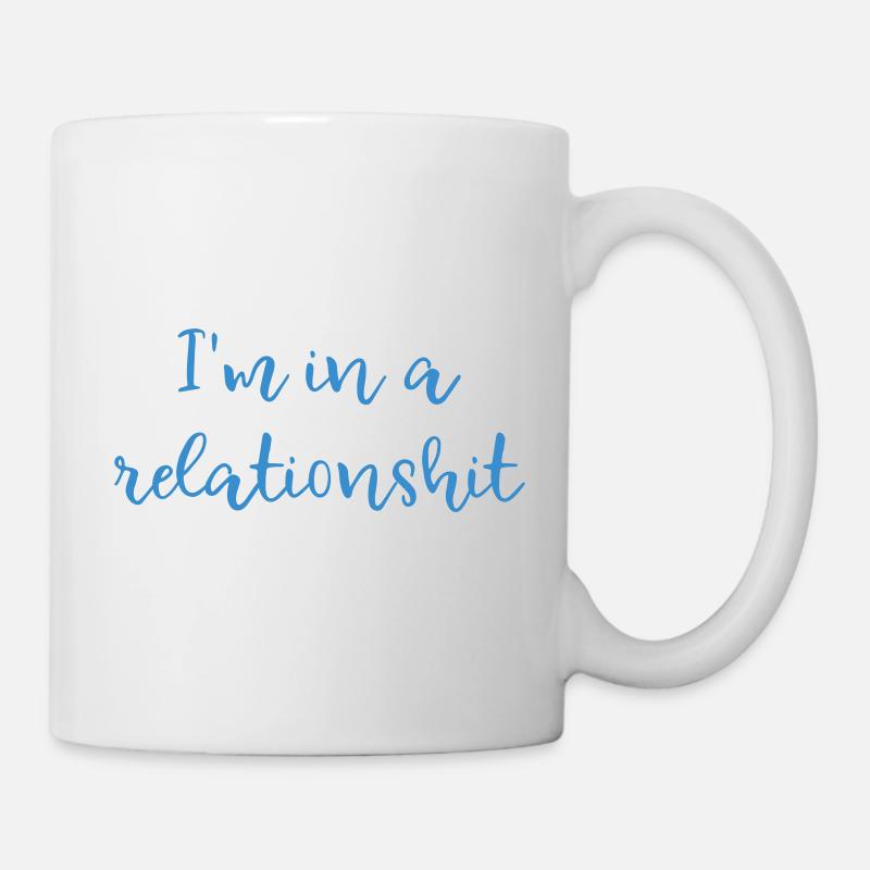 Je suis dans un problème relationnel - Mug blanc - blanc
