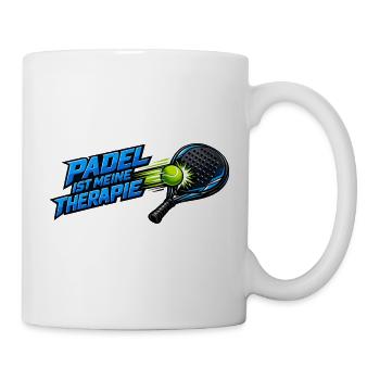 Padel ist meine Therapie - Tasse - Weiß - Rechts