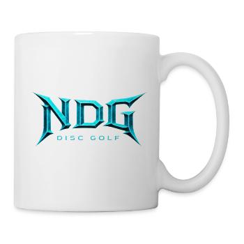 NDG Disc Golf Eislogo-Licht - Tasse - Weiß - Rechts
