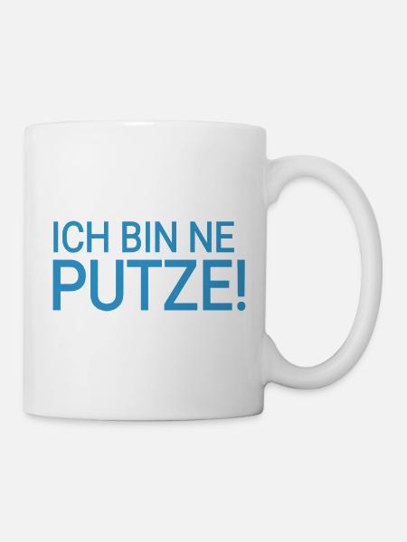 Putze - Tasse - Weiß
