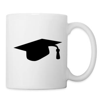 Graduation cap - Mug - white - Right