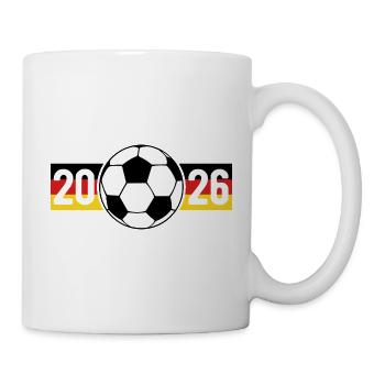 Fußball Banner 2026 - Tasse - Weiß - Rechts