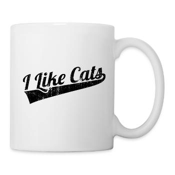 I love cats - Mug - white - Right