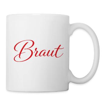 Braut - Tasse - Weiß - Rechts