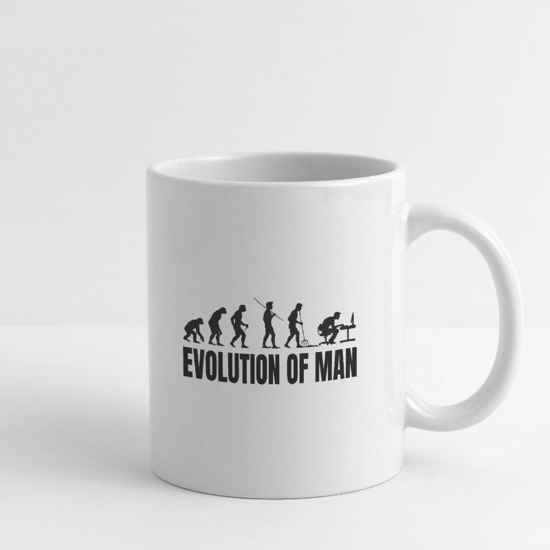 Programmierer Computerfreak Evolution Tasse