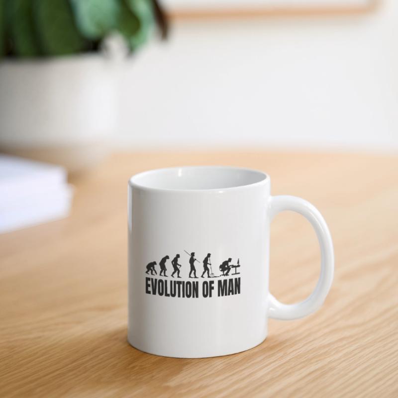 Programmierer Computerfreak Evolution Tasse