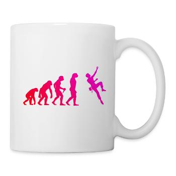 Les alpinistes et les grimpeurs s’accordent ensemble - Mug blanc - blanc - Droite