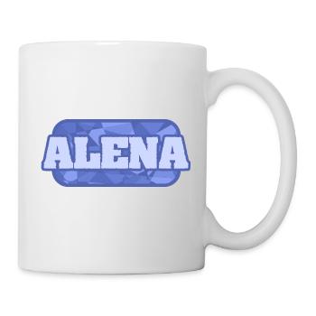 Alena comme idée de cadeau - Mug blanc - blanc - Droite