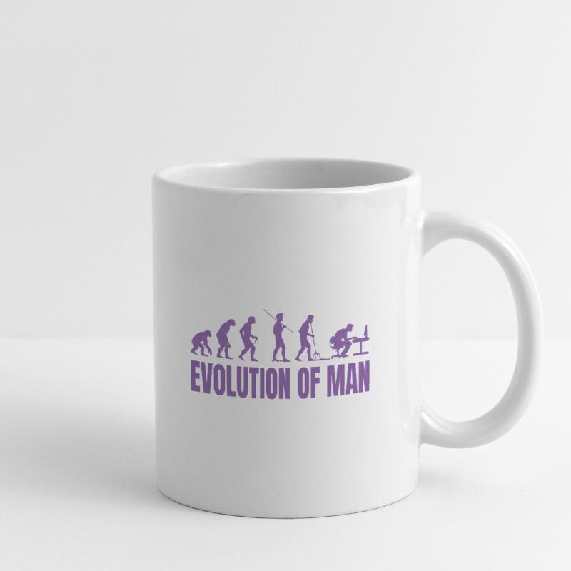 Programmierer Computerfreak Evolution Retro Tasse