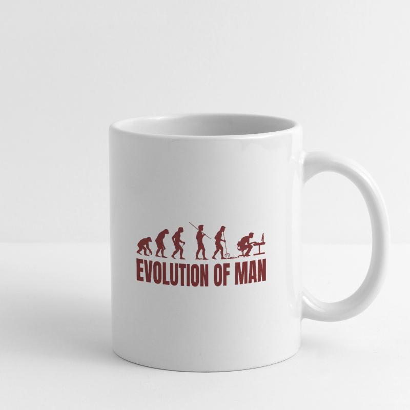 Computer PC Evolution Informatiker Programmierer Tasse