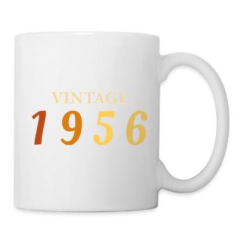 Tee 70 Ans Légende Né(e) 1956 - Mug blanc - blanc - Droite