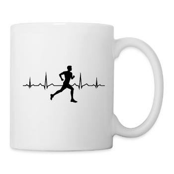 Idée cadeau pour une course à pied - Mug blanc - blanc - Droite