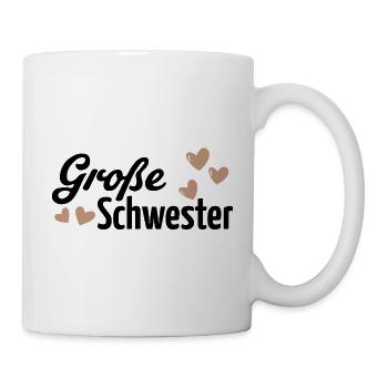 große Schwester - Mug - white - Right