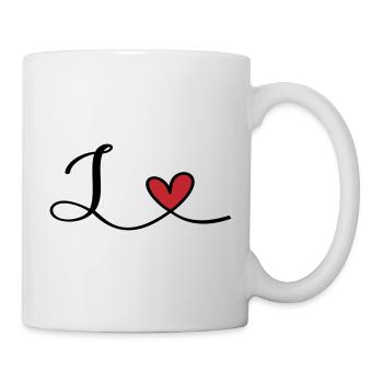 Letter L Initial - Mug - white - Right