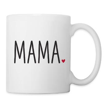 Mom ❤️ – Loving Text Design - Mug - white - Right