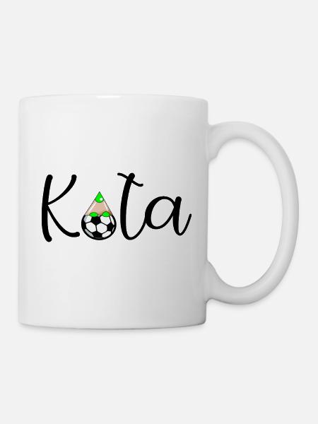 Kita Kinder Fußball - Tasse - Weiß