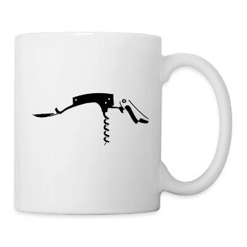 Waiter's knife - Mug - white - Right