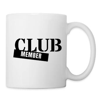 Club Member - Verein Mitglied Team Party Gruppe - Tasse - Weiß - Rechts