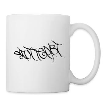 Trendiges Stuttgart T-Shirt - Tasse - Weiß - Rechts