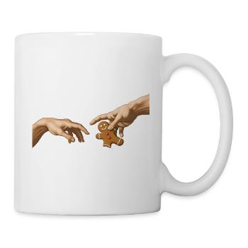 Biscuits en pain d’épices – La Création – Weihn drôle - Mug blanc - blanc - Droite