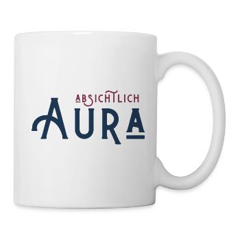 Absichtlich Aura - Tasse - Weiß - Rechts