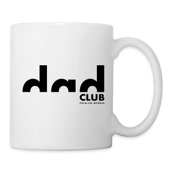 Dad Club Premium Member | Vater | Vatertag - Tasse - Weiß - Rechts
