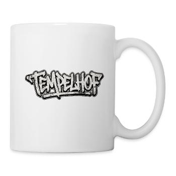 Tempelhof Berlin Graffiti Oldschool Hip Hop - Tasse - Weiß - Rechts