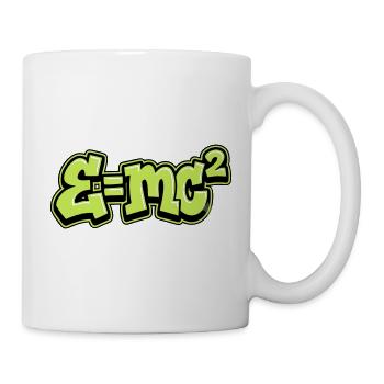 Einstein Formula Graffiti - Mug - white - Right