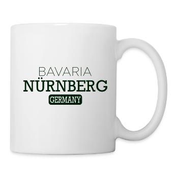 Nürnberg Bayern - Tasse - Weiß - Rechts