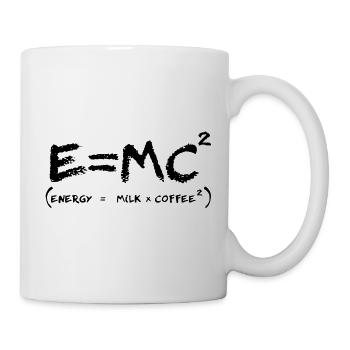 Coffee Energy Formula Geek Humor - Mug - white - Right