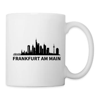 Skyline Frankfurt am Main - Tasse - Weiß - Rechts