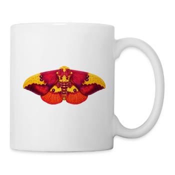 Imperial Moth Eacles imperialis Cartoon Style - Mug - white - Right